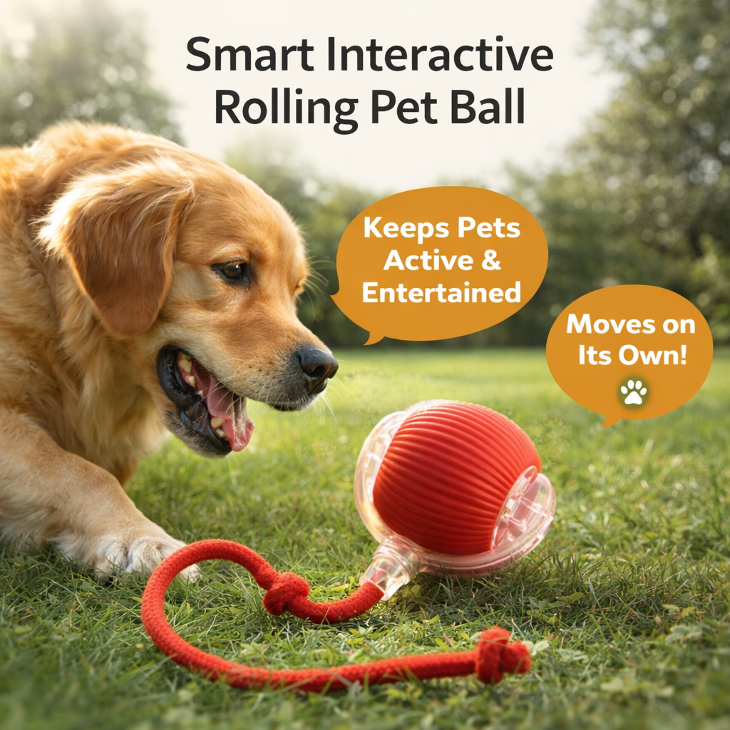 Smart Interactive Rolling Pet Ball